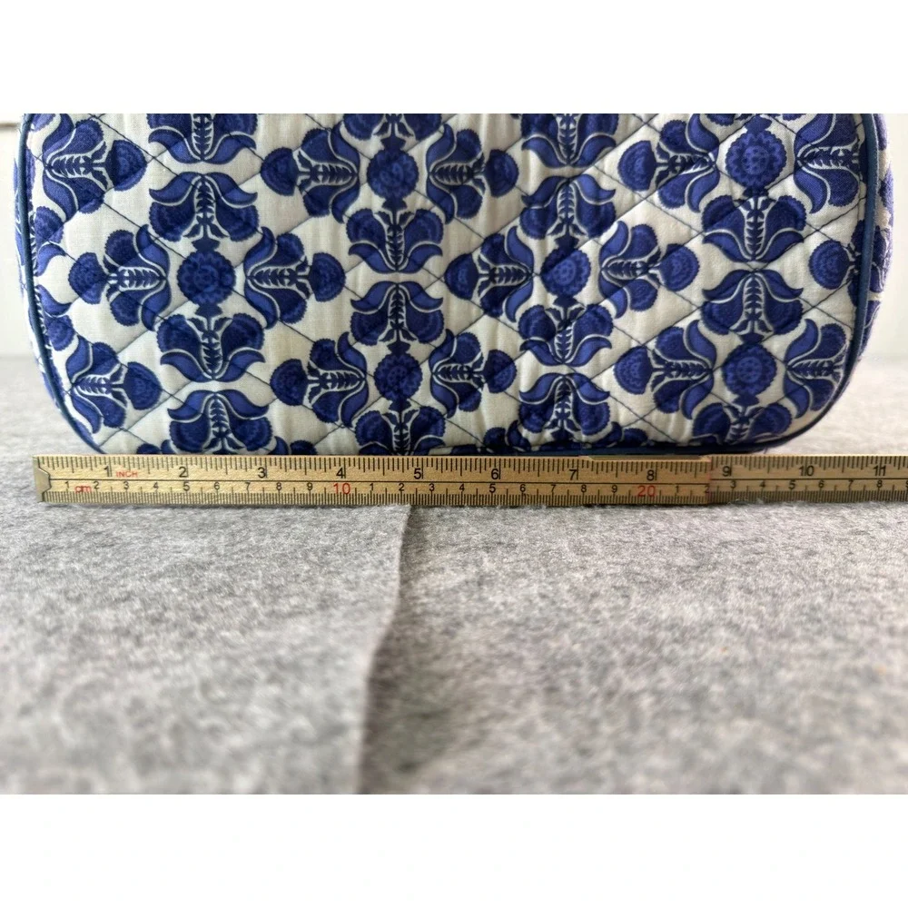 Vera Bradley Backpack Quilted Drawstring Cobalt Tile Lighten Up Summer 2016